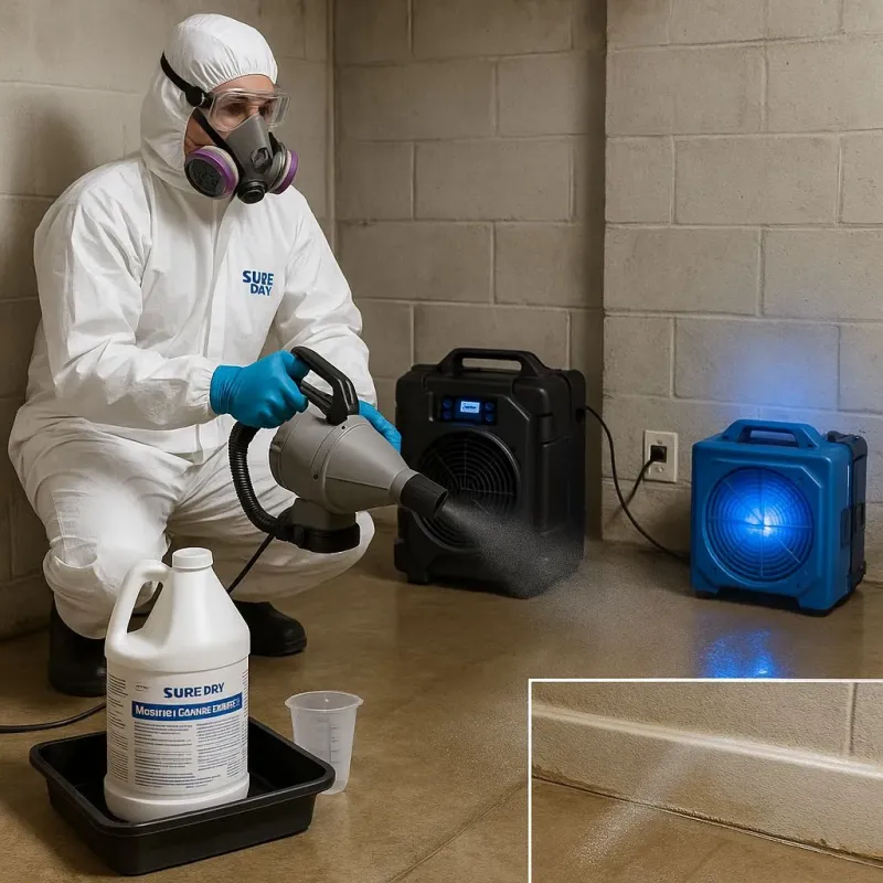 Sanitization and Odor Removal process in Auburn, CA